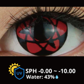 Cosplay Halloween Contact Lenses - Itachi Sharingan 8